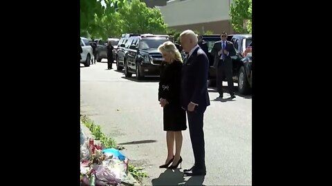 The Bidens Pay Respect to the Victims of the Mass Shooting in Buffalo, NY.