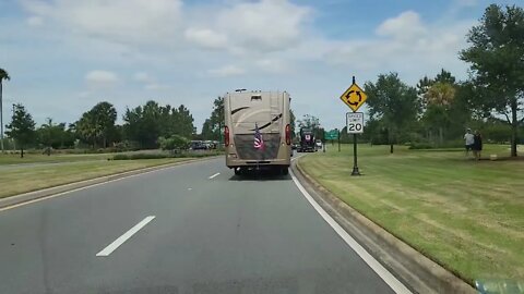 The Florida United Convoy rolls thru the Villages. Unedited April 13, 2022