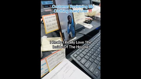 Customer Reviewing My ..Clothing Brand Live‼️
