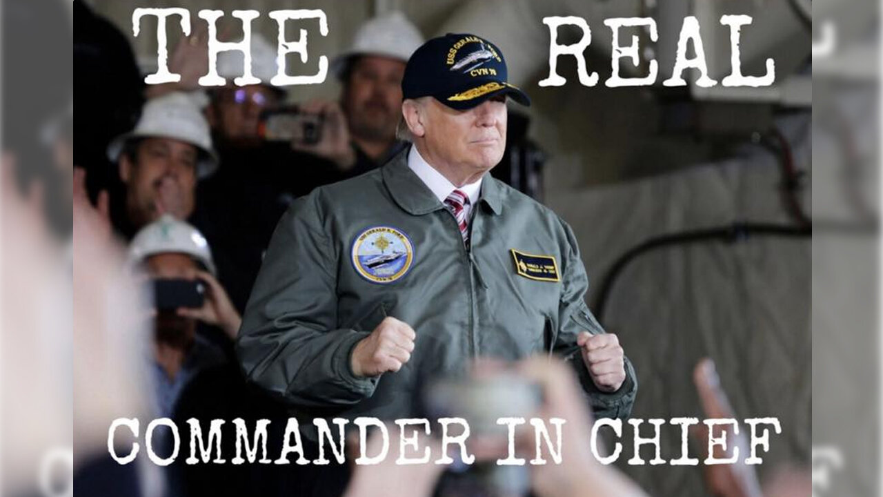Never Ever Give Up - Donald J Trump, Commander In Chief