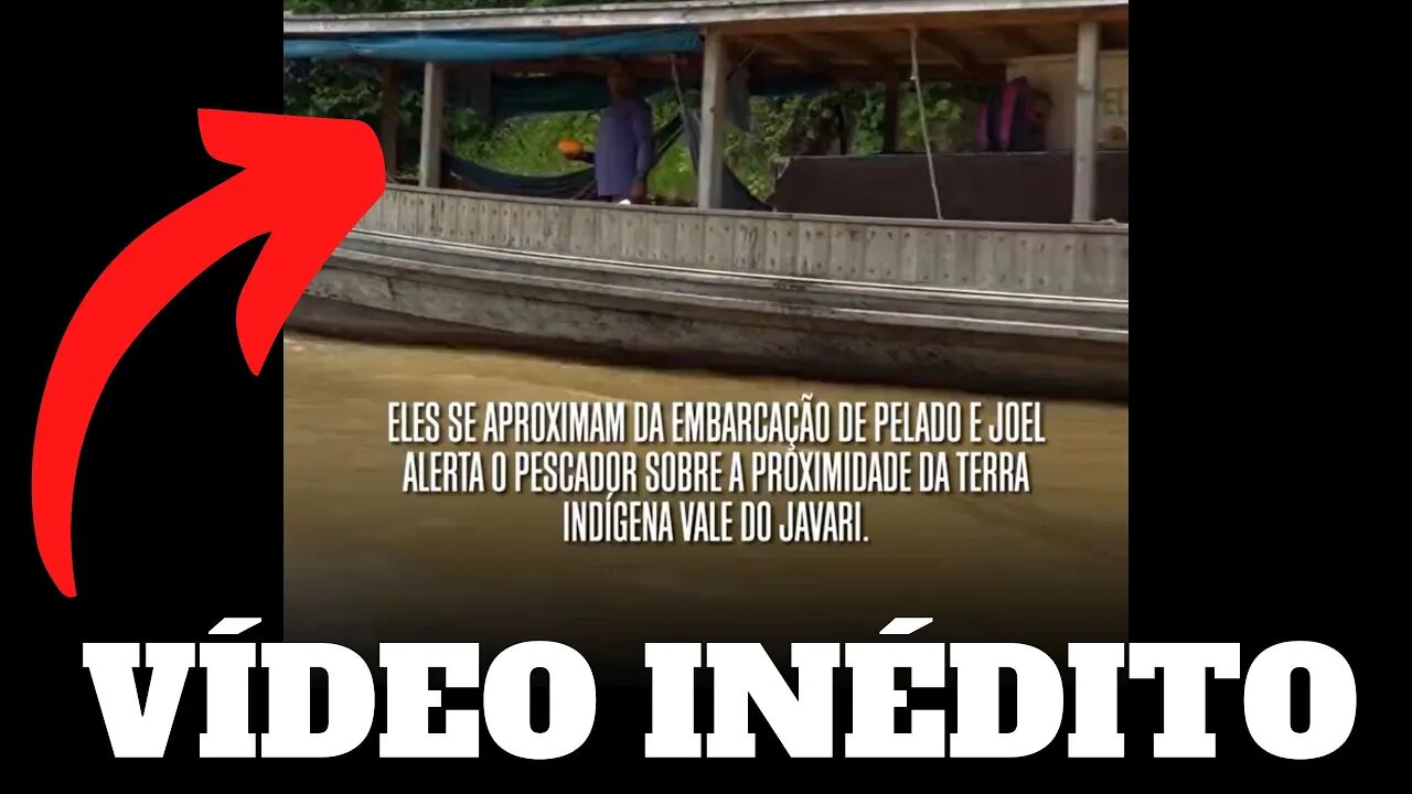 INÉDITO! VÍDEO DO ENCONTRO ENTRE BRUNO E SEU ASSASSINO! #amazonia #javari #exército #operação