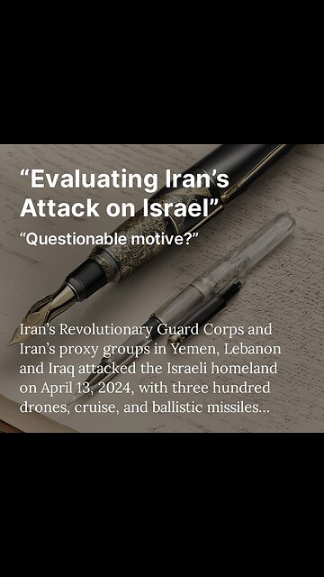 “Evaluating Iran’s Attack on Israel” - Audio Sample
