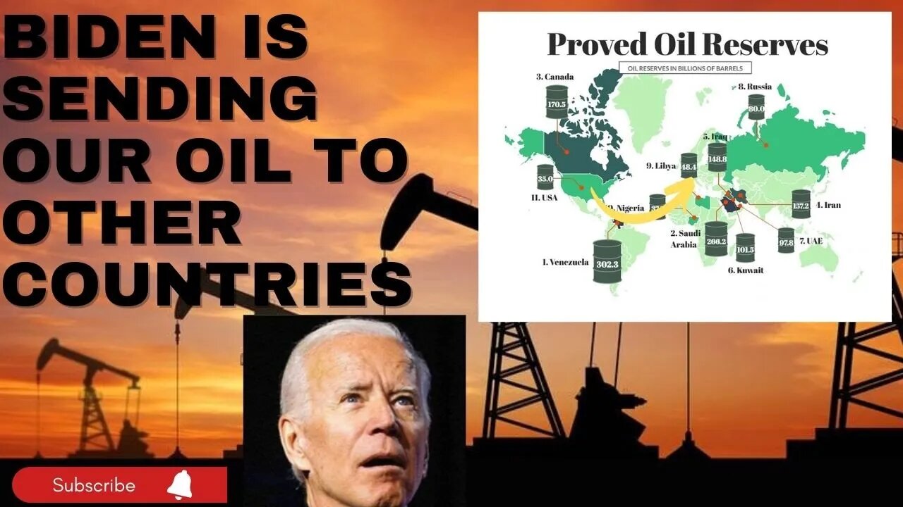 Biden Sending Our Oil Reserves to Other Countries