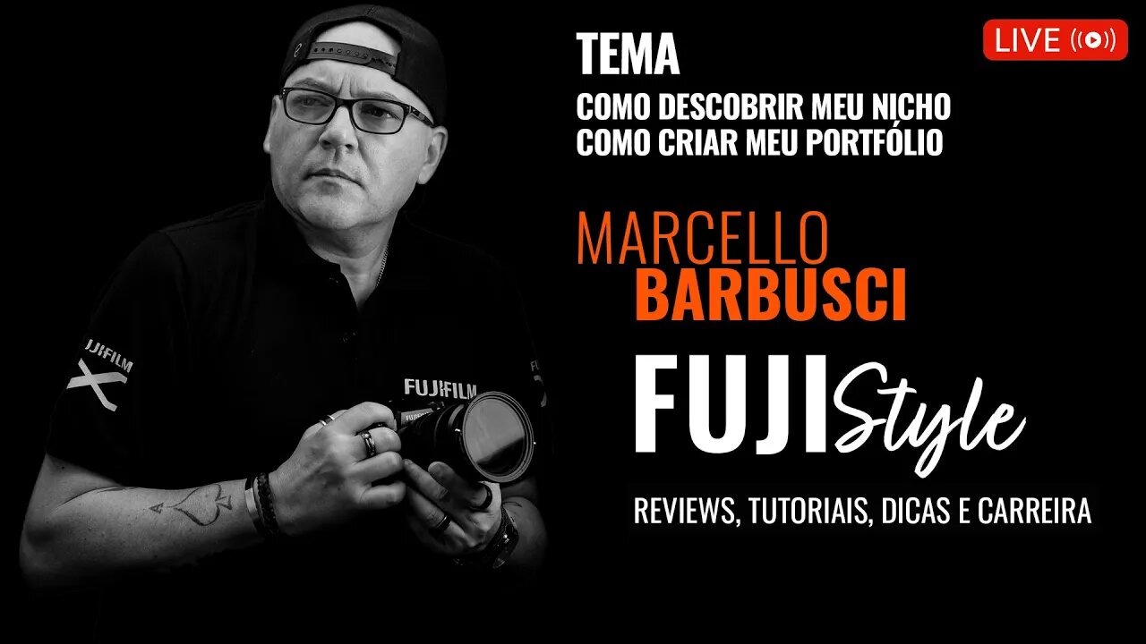 LIVE - RESPONDENDO PERGUNTAS sobre FUJIFILM, mercado audiovisual e muito mais