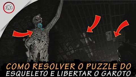 Tormented Souls, Como resolver o puzzle do esqueleto e libertar o garoto preso | super dica PT-BR