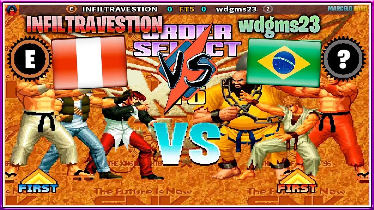 The King of Fighters '96 (INFILTRAVESTION Vs. wdgms23) [Peru Vs. Brazil]