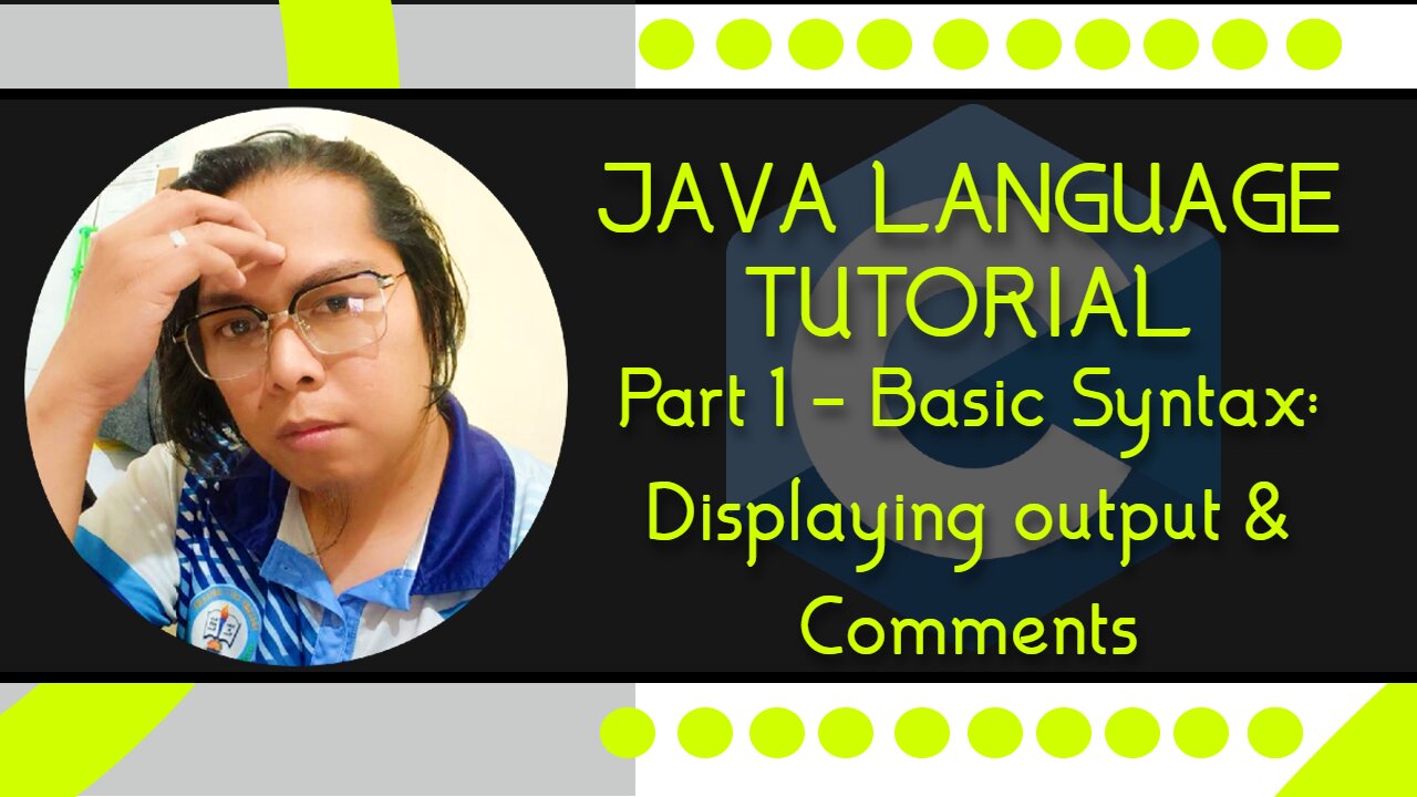 Java Crash Course: Part 1 - Comments & Displaying output