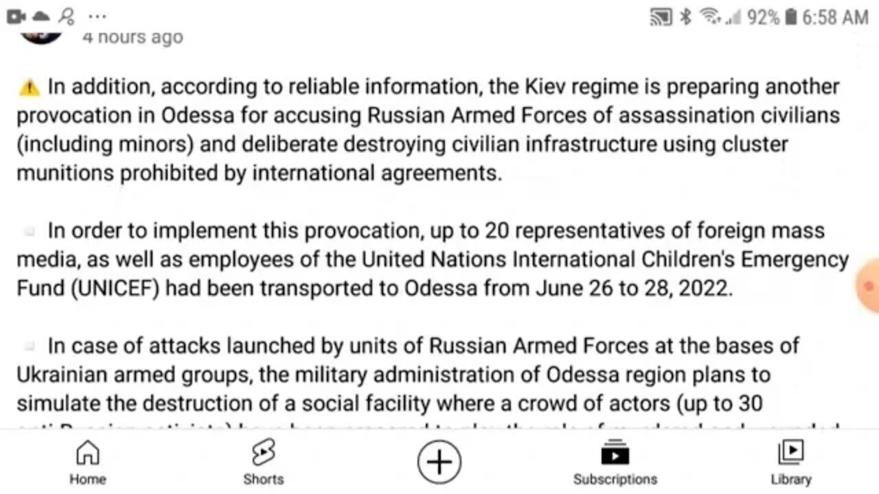 Coincidence? Russia's Defence Department Predicted a False Flag Attack in Odesa and Then it Happened