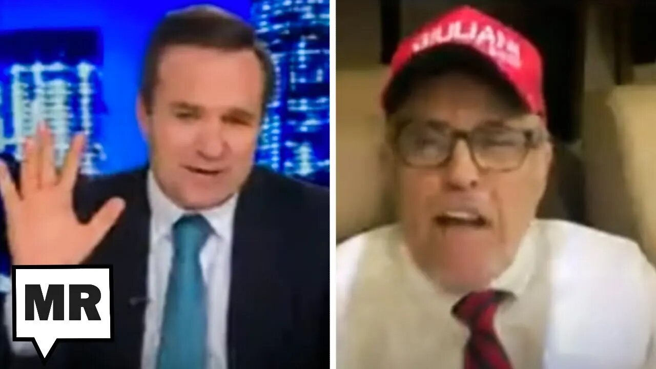 Newmax Host Isn't Buying Rudy Giuliani’s Bogus ’Slap’ Claim