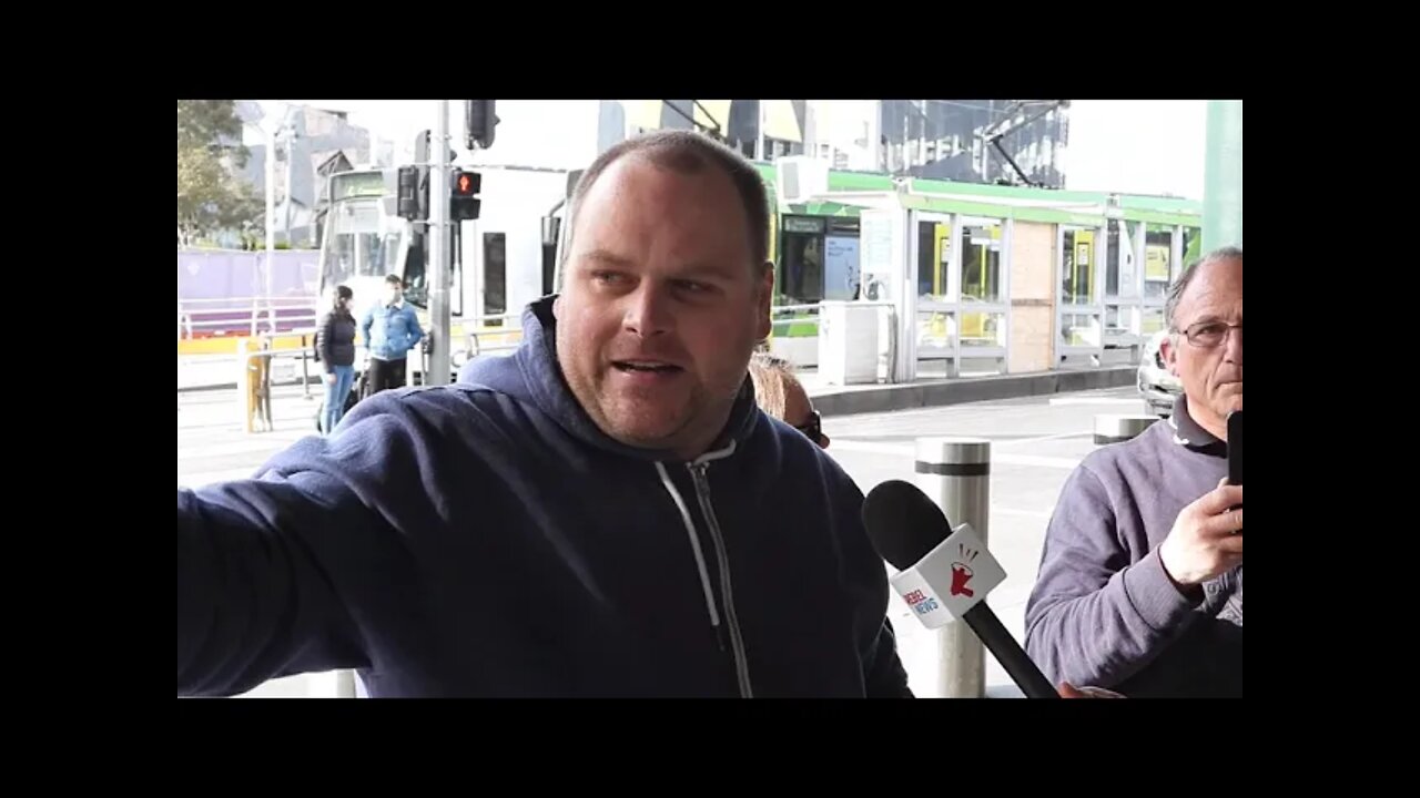 Man arrested Freedom Protests Melbourne - hear is what he says