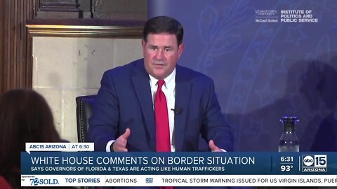 Governor Ducey steers clear of FL, TX border security fight with White House