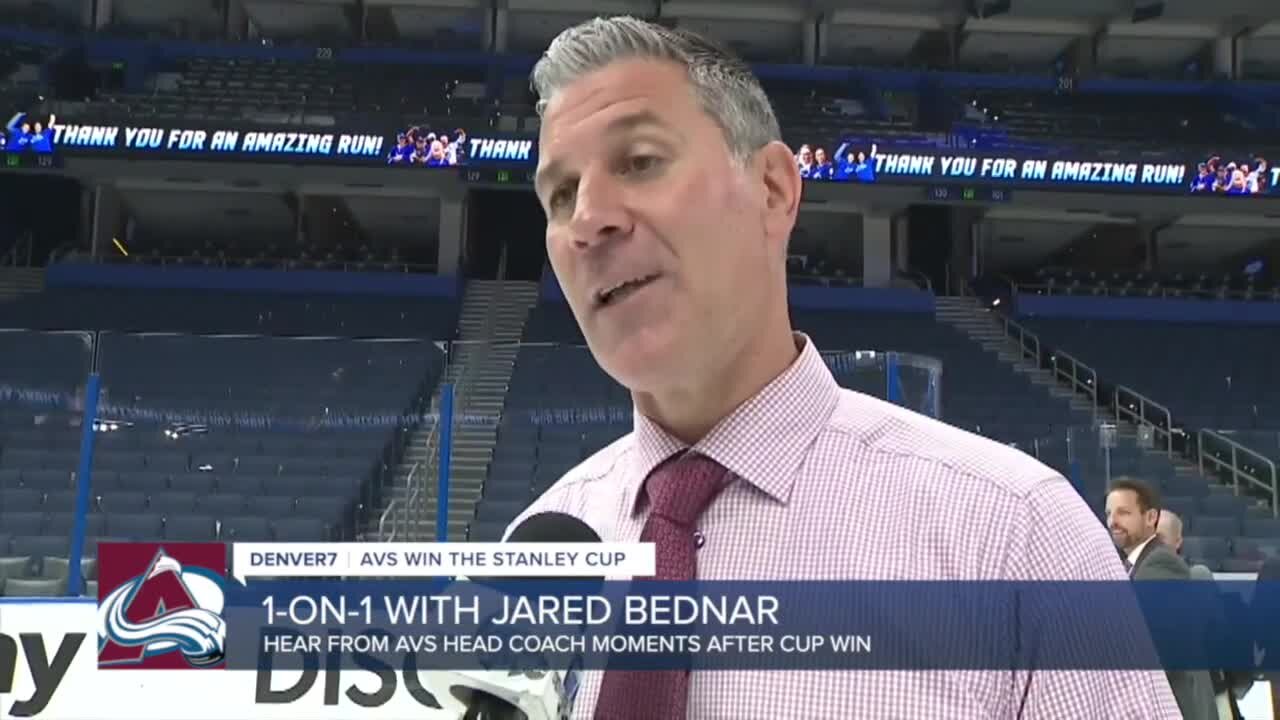 Full interview: Jared Bednar wins the 2022 Stanley Cup