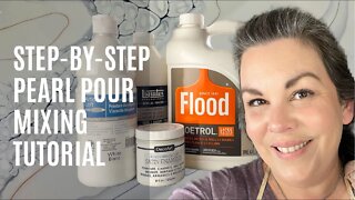 How I Mix my Pearl Pour Recipe Paints for Incredible Results!: Step-by-Step Tutorial