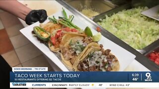 Cincinnati taco week starts Monday