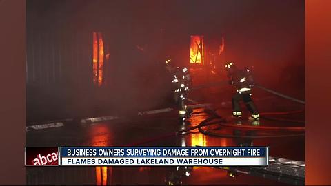 Overnight fire destroys Lakeland business