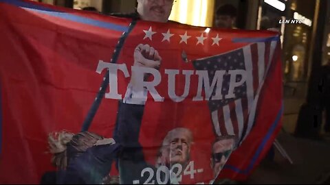 NYC Celebrations at Trump Tower after Trump Elected 47th President