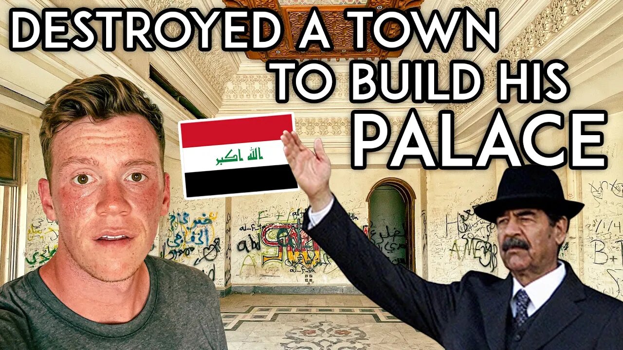 Inside SADDAM'S ABANDONED PALACE in Babylon, Iraq + Iraqi Food Feast! Iraq Travel Vlog قصر صدام