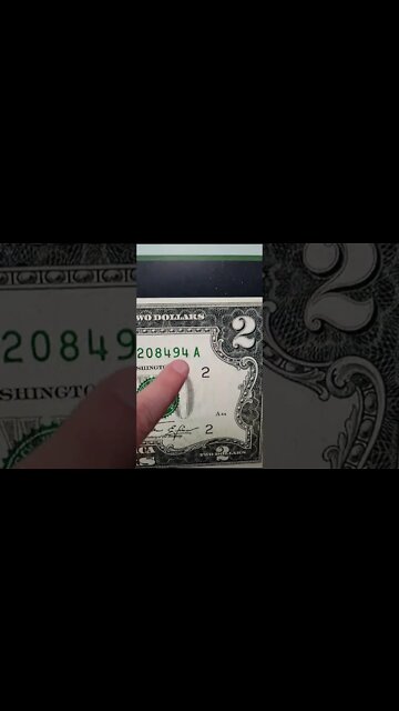 $2 Dollar Bill Mistake To Look For! #shorts