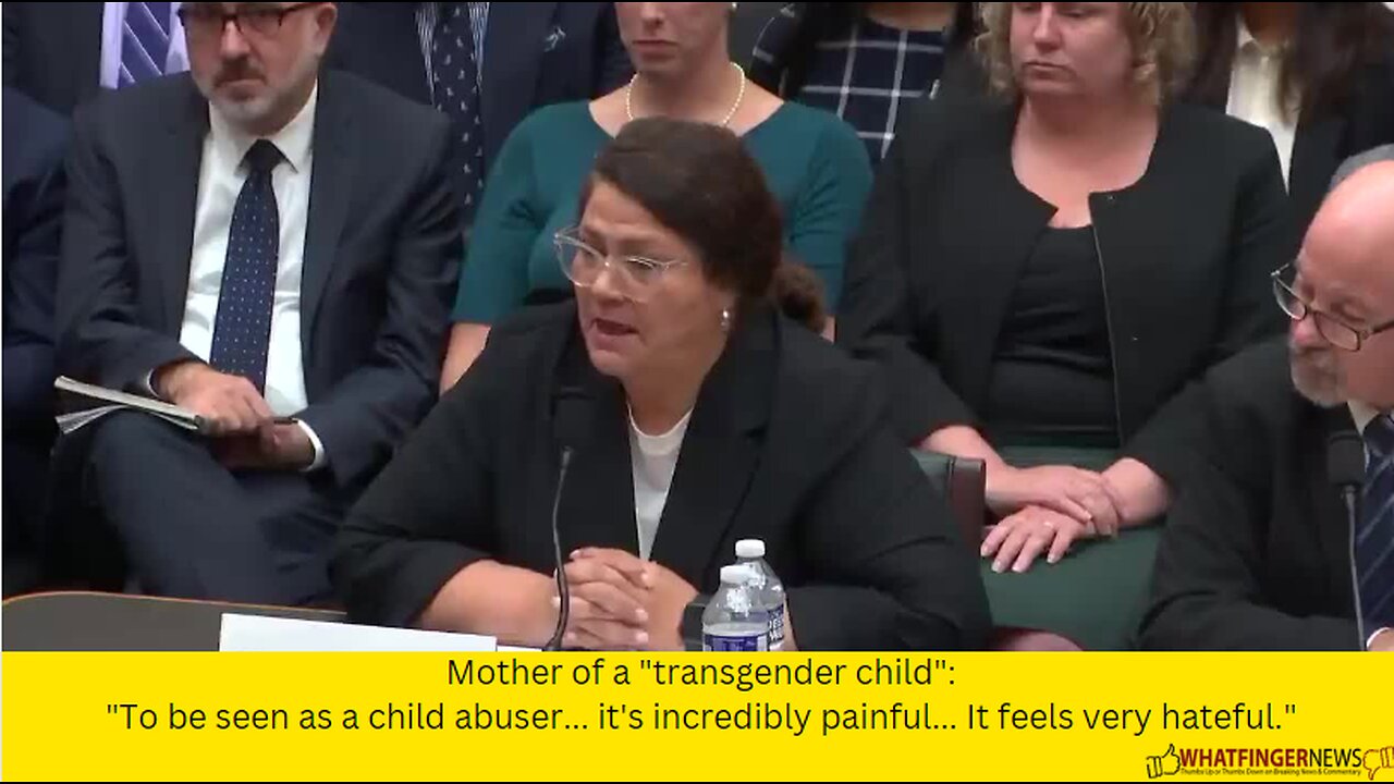 Mother of a "transgender child": To be seen as a child abuser... it's incredibly painful...