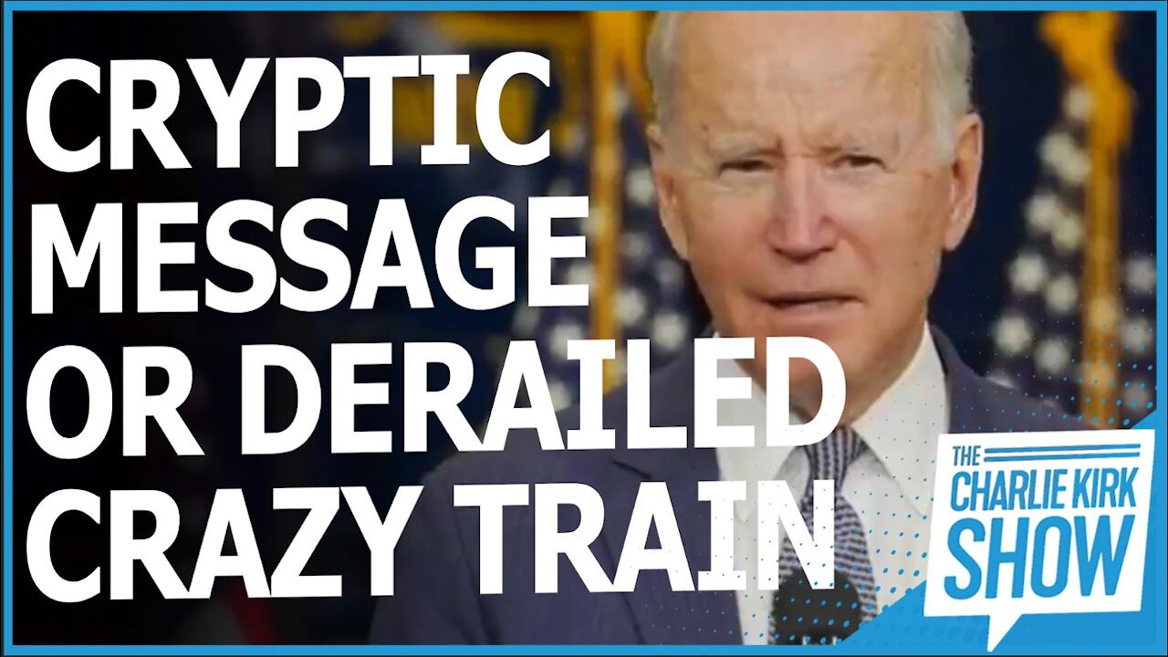 CRYPTIC MESSAGE OR DERAILED CRAZY TRAIN