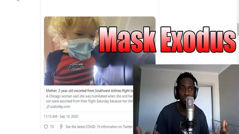 Mask Exodus | 2 Year Old Forced Off Plane for Taking Off Mask