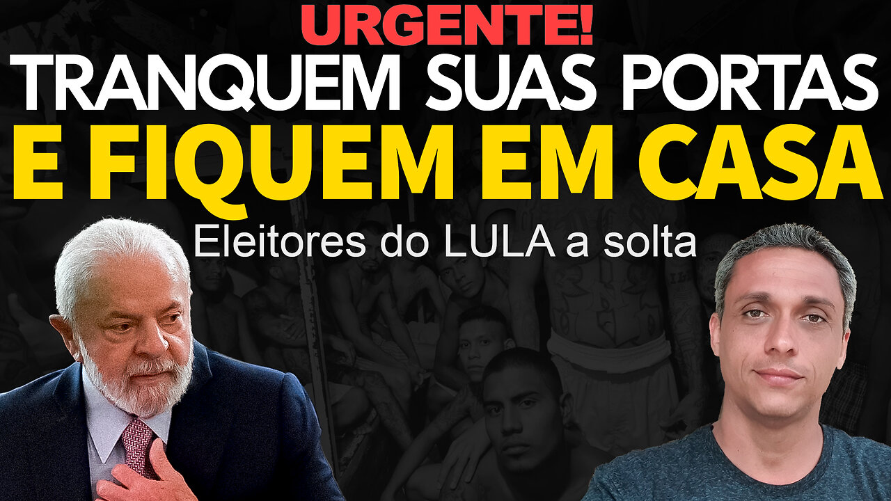 Urgente! Tranque sua porta e fique em casa no Natal - 33 mil eleitores do LULA nas ruas