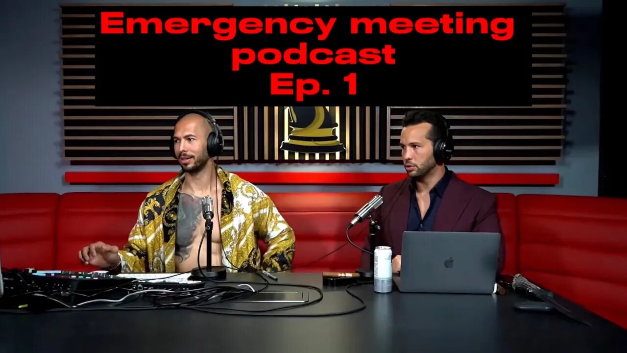 Andrew Tate Emergency meeting podcast Ep.1 I Tate creates the Top G name ￼(First Ever Tate Podcast)