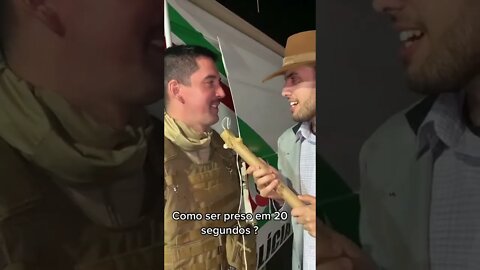 COMO SER PRESO EM 20 SEGUNDOS PELA POLICIA #meme #pm #shorts