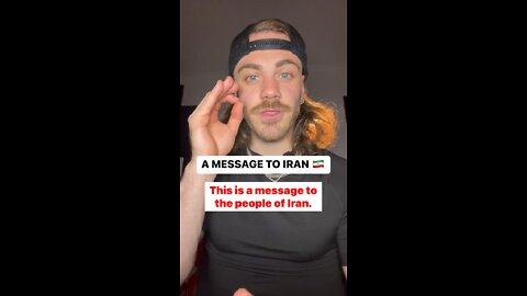 A message for Iran 🇮🇷