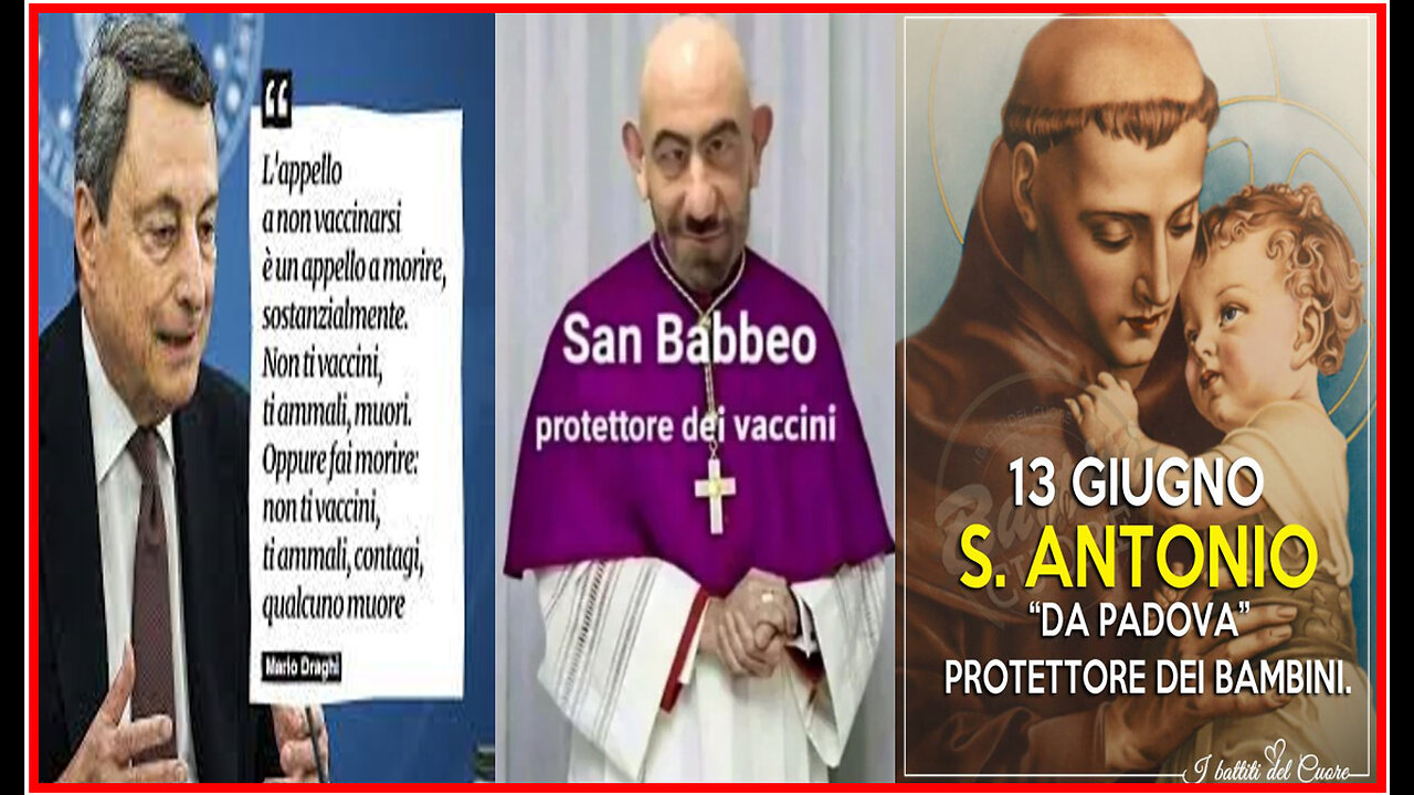 🙏SANT'ANTONIO🙏DA PADOVA🙏PROTETTORE DEI BAMBINI🙏 💉 💀 ⚰️ 🙈 🙉 🙊 ...