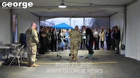 West Virginia National Guard: Operation COVID19, March 23, 2020 @GEORGEnews