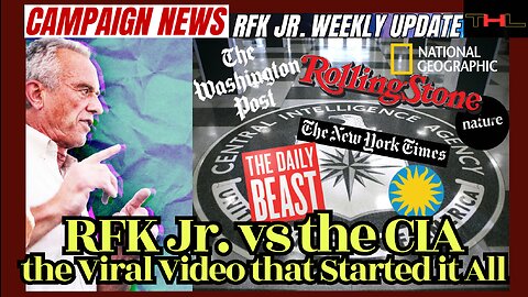 Campaign News -- RFK Jr Weekly Update with Matt & Sasha | Part 1 -- RFK Jr. vs the CIA