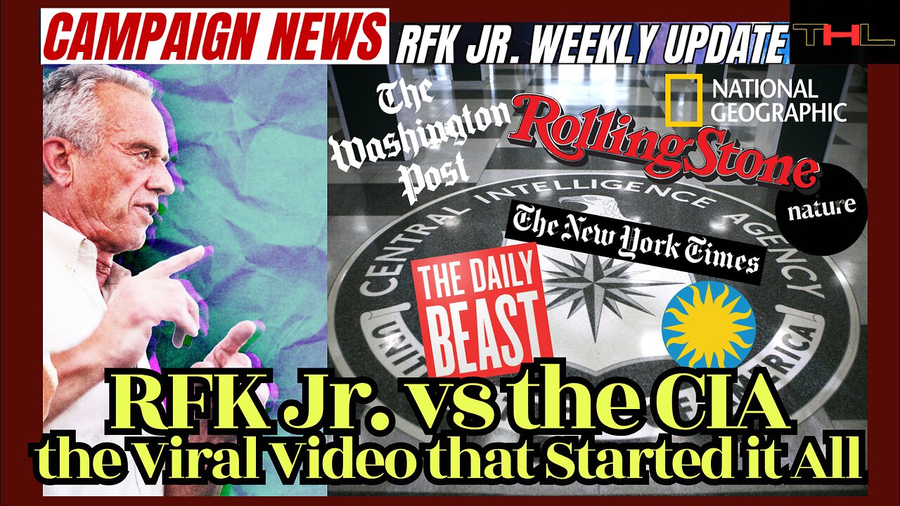 Campaign News -- RFK Jr Weekly Update with Matt & Sasha | Part 1 -- RFK Jr. vs the CIA