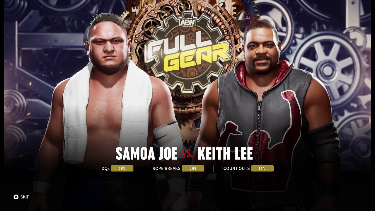 AEW FF Samoa Joe vs Keith Lee