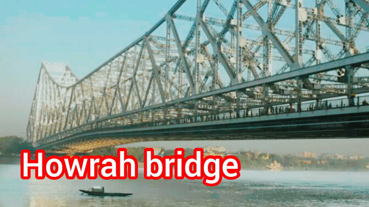 My city femous bridge |howrah bridge |west bengol Kolkata #hooghly #vlogs #howrahbridge