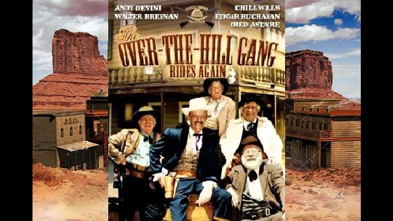 THE OVER THE HILL GANG RIDES AGAIN 1970 TV Movie - The Old Texas Rangers are Back FULL MOVIE