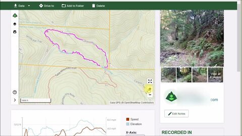 Old 1895 Stevens Canyon Road: Table Mountain crossing to Grizzly Flat crossing