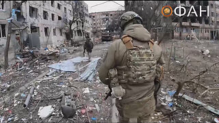 Units of Russian PMC "Wagner" in liberated Soledar