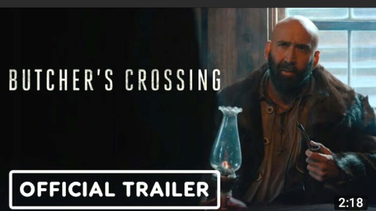 Butcher's Crossing - Official Trailer (2023) Nicolas Cage, Fred Hechinger