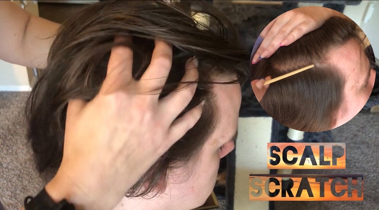 ASMR Scalp Scratch from Up Close!