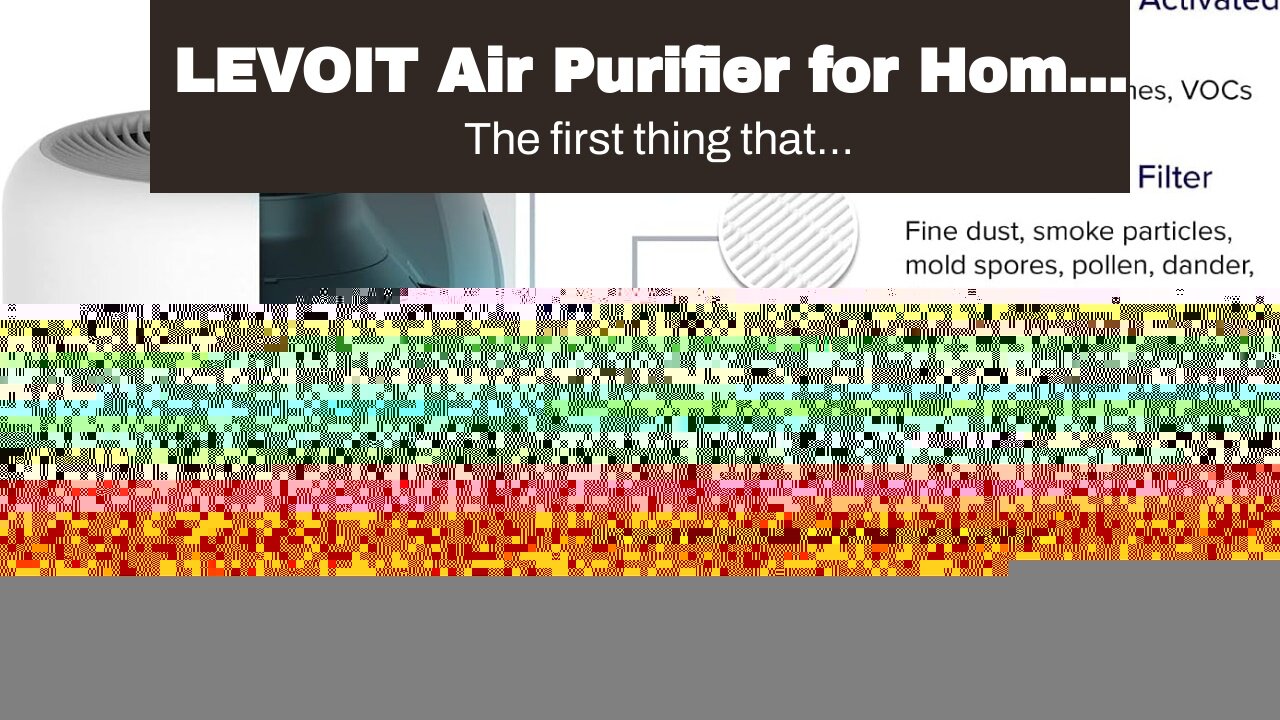 LEVOIT Air Purifier for Home Allergies Pets Hair in Bedroom, HEPA Filter, Covers Up to 1095 Sq....