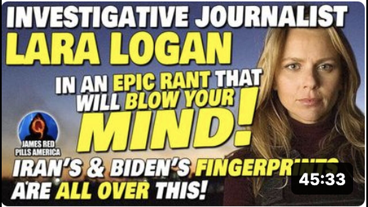 LAURA LOGAN Drops MOABS On Iran & Biden! You Can See Their Fingerprints ALL OVER This! MUST Video!