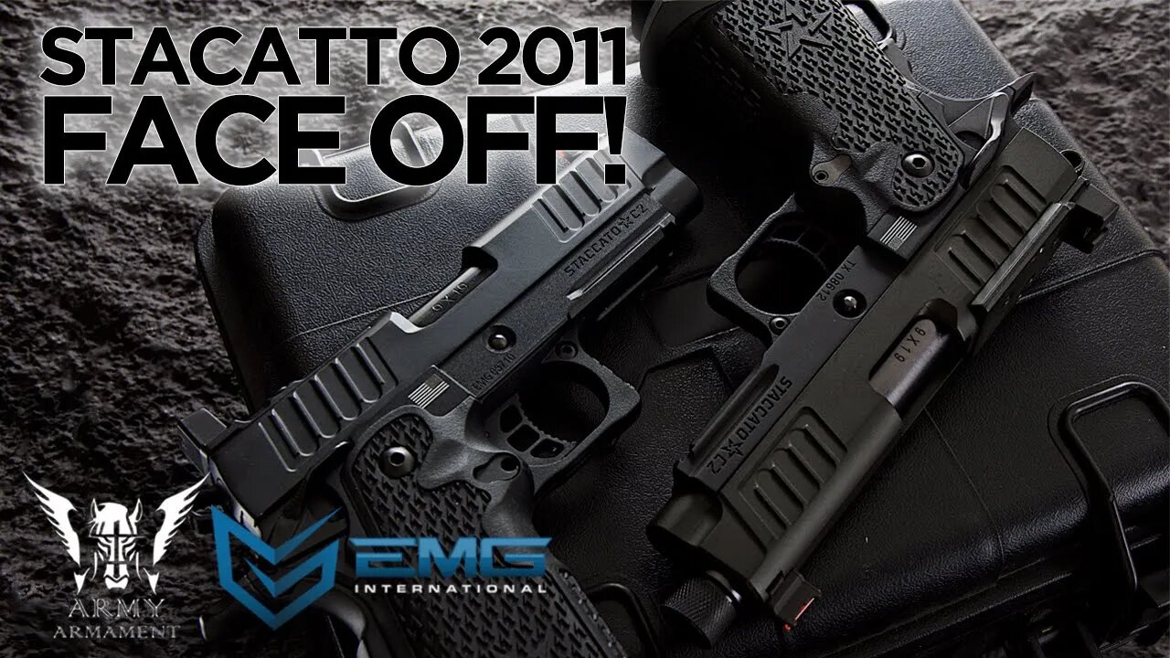 2011 FACE OFF! - Army Armament and EMG Airsoft Staccato 2011 GBBs | RedWolf Airsoft