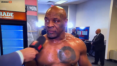 Mike Tyson Shows Netlfix Audience A Little More Than They Expected During The Pre-Fight Interview