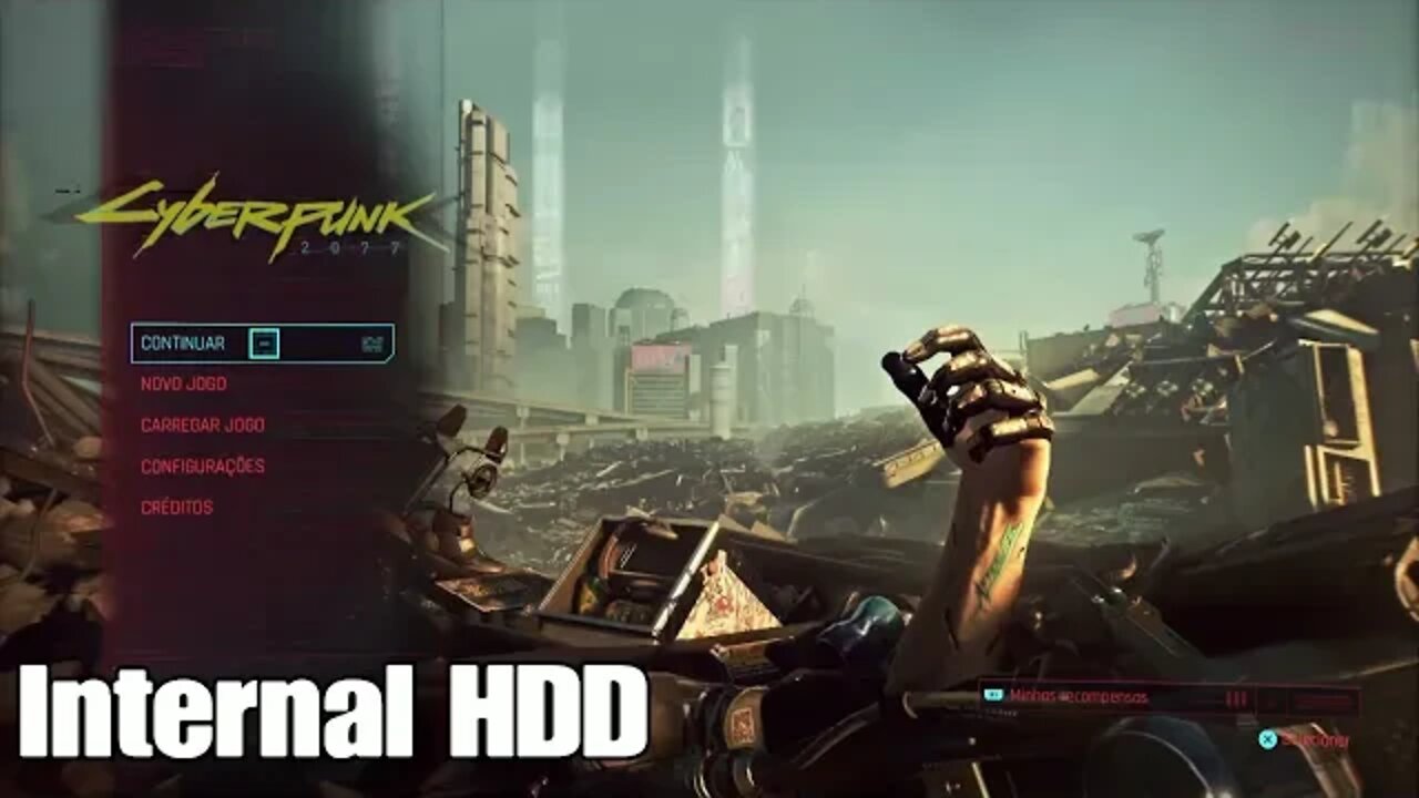 Cyberpunk 2077 - internal HDD - First load time