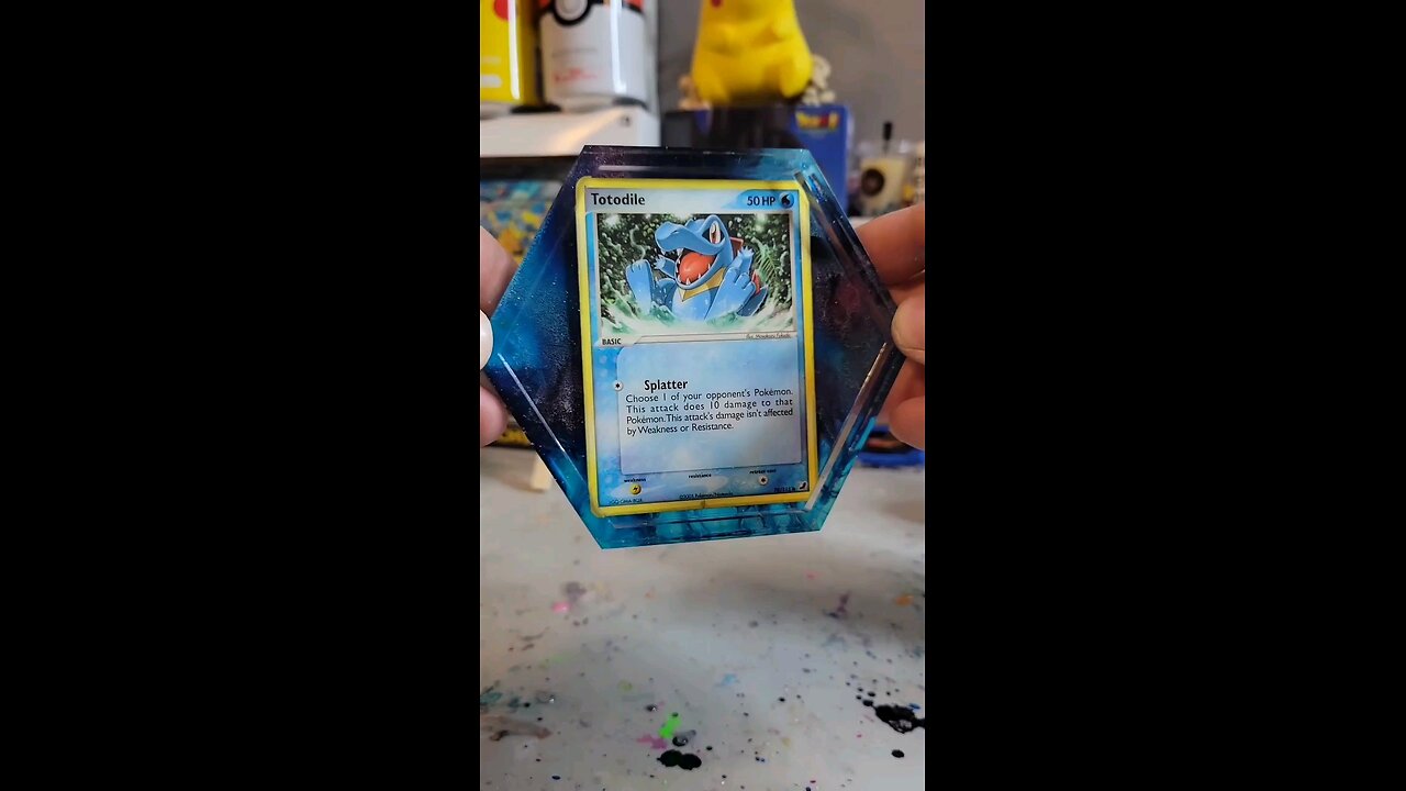 Totodile Pokemon TCG Coaster!