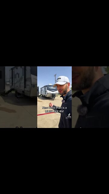 MUST SEE BRAND NEW RV FLOOR PLAN WITH BUNK BEDS! 2022 Keystone Cougar 30BHS #shorts