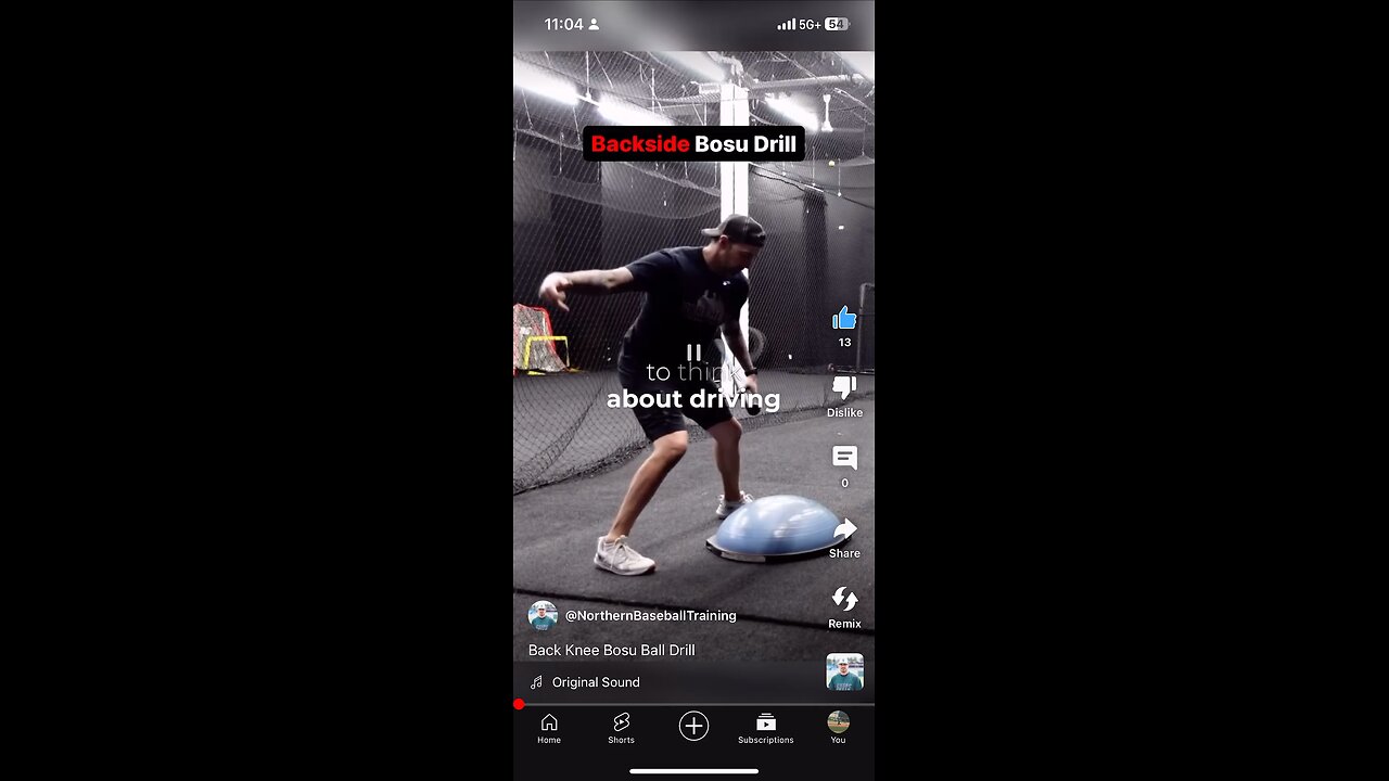 Drive the knee down