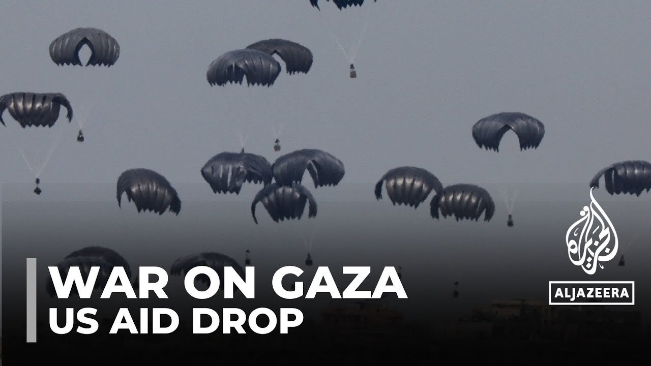 US aid drop_ C-17 planes deliver 80,000 meals to Gaza