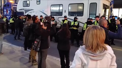 Heavy Police Presence in Ottawa During The Rolling Thunder